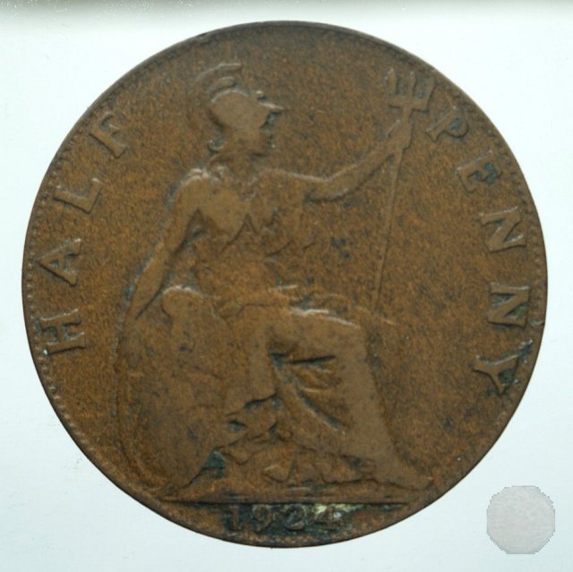 1/2 PENNY I TIPO 1924 (Londra)