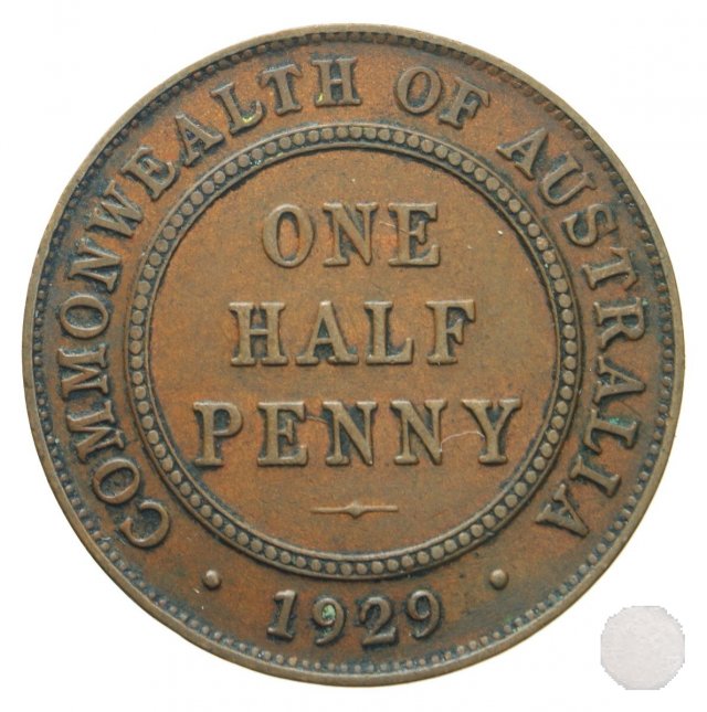 1/2 PENNY 1929 (Melbourne)