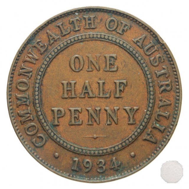 1/2 PENNY 1934 (Melbourne)