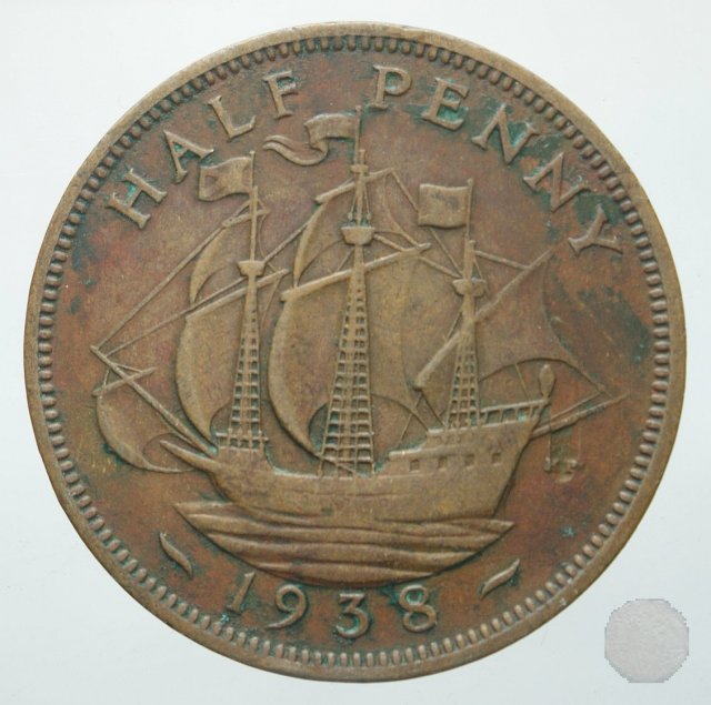 1/2 PENNY 1938 (Londra)