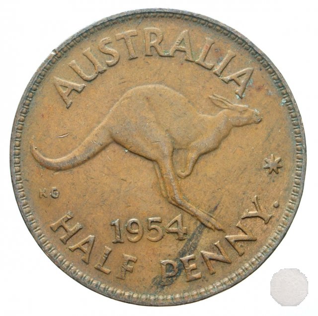 1/2 PENNY 1954 (Perth)