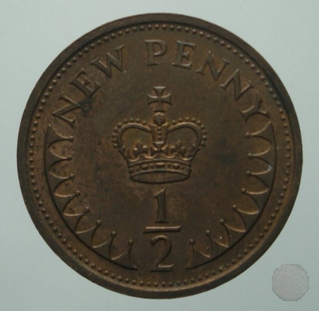 1/2 new penny 1973 (Londra)