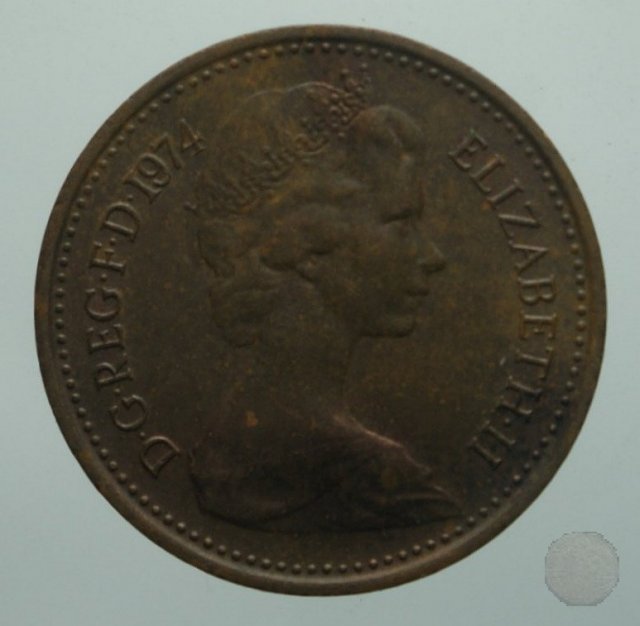 1/2 new penny 1974 (Londra)