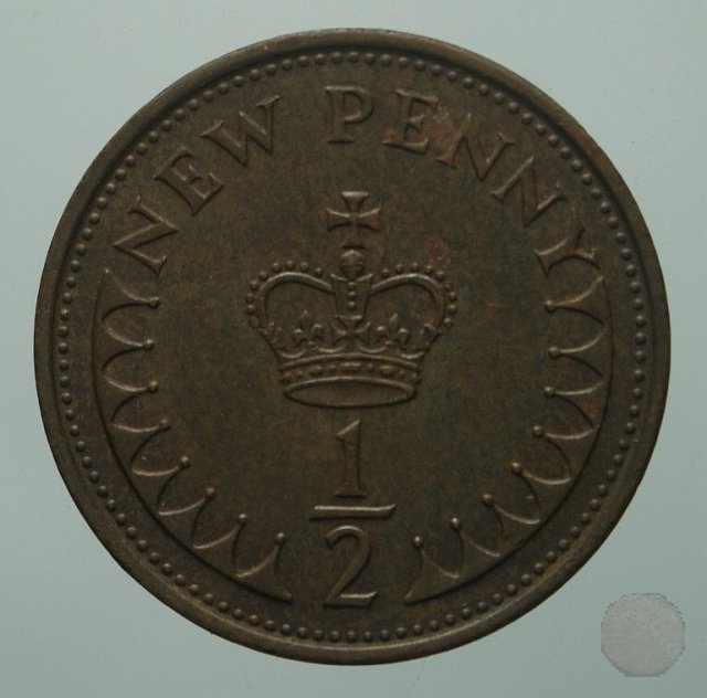 1/2 new penny 1974 (Londra)