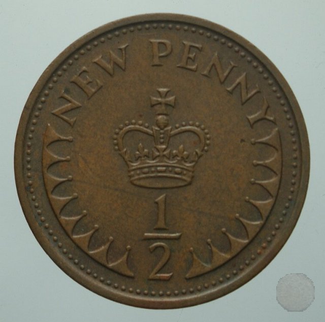 1/2 new penny 1975 (Londra)