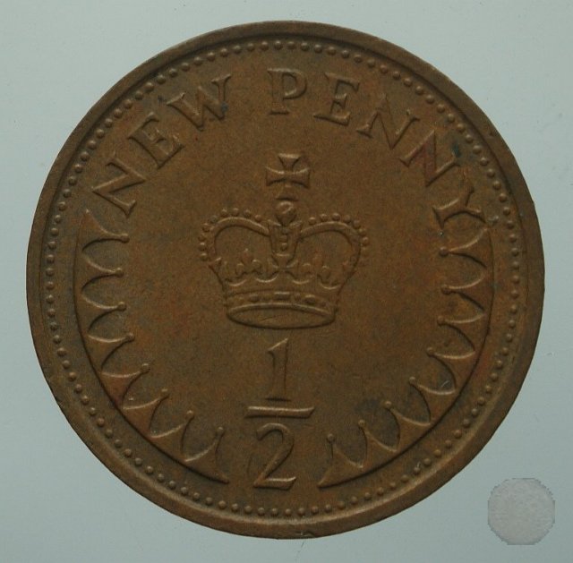 1/2 new penny 1976 (Londra)