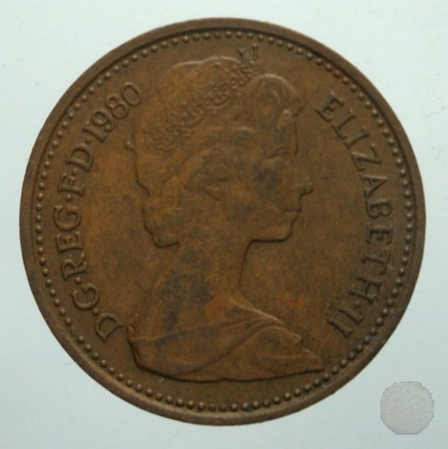 1/2 new penny 1980 (Londra)