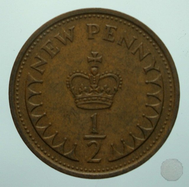 1/2 new penny 1980 (Londra)