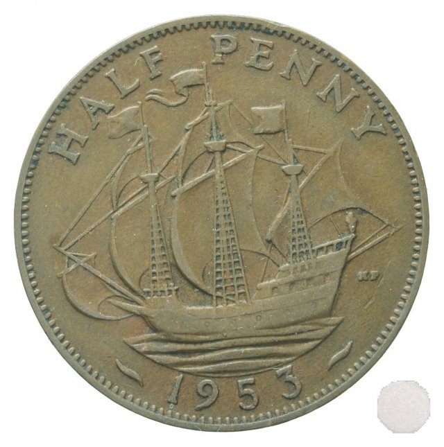 1/2 penny 1953 (Londra)