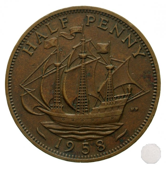 1/2 penny 1958 (Londra)