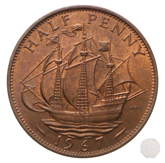 1/2 penny 1967 (Londra)