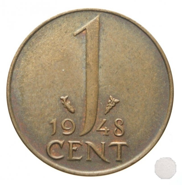 1 CENT V tipo 1948 (Utrecht)