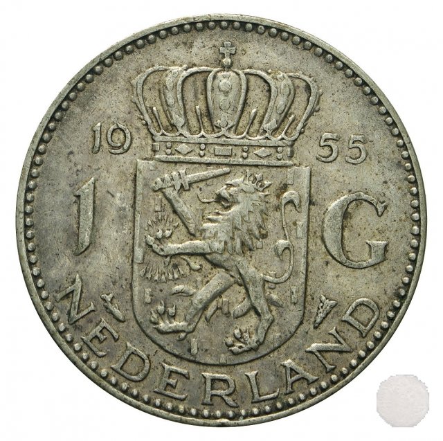 1 GULDEN Argento 1955 (Utrecht)