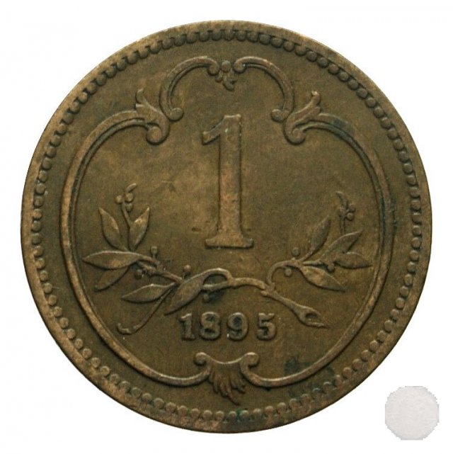 1 HELLER 1895 (Vienna)