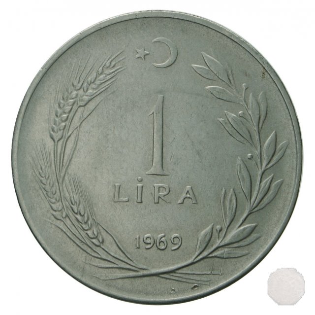 1 LIRA III tipo 1969 (Istambul)