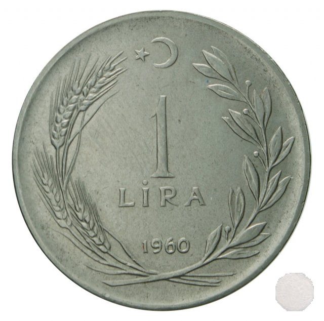 1 LIRA II tipo 1960 (Istambul)