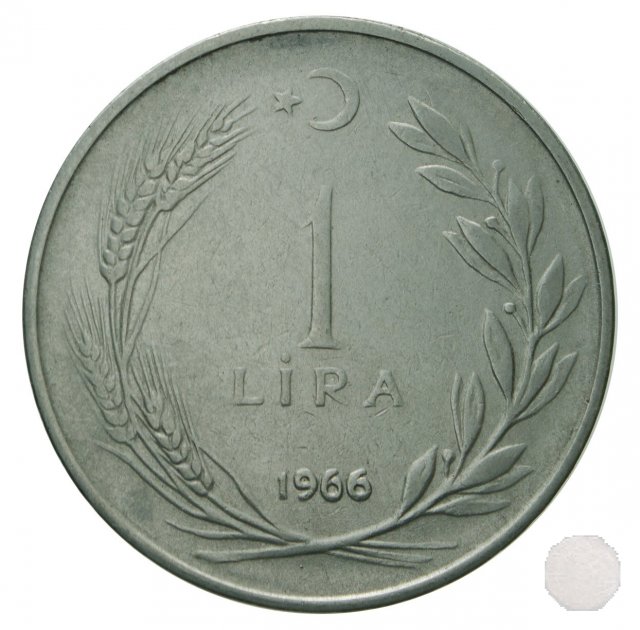 1 LIRA II tipo 1966 (Istambul)