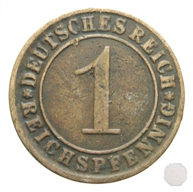 1 REICHSPFENNIG 1924 (Karlsruhe)
