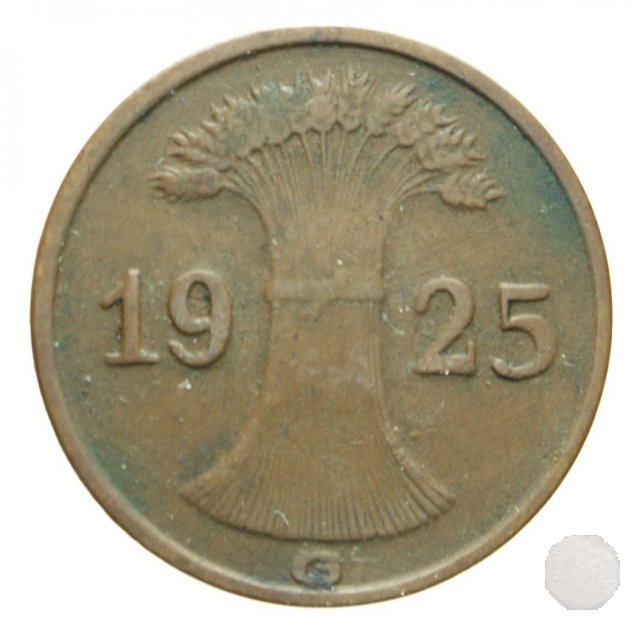 1 REICHSPFENNIG 1925 (Karlsruhe)