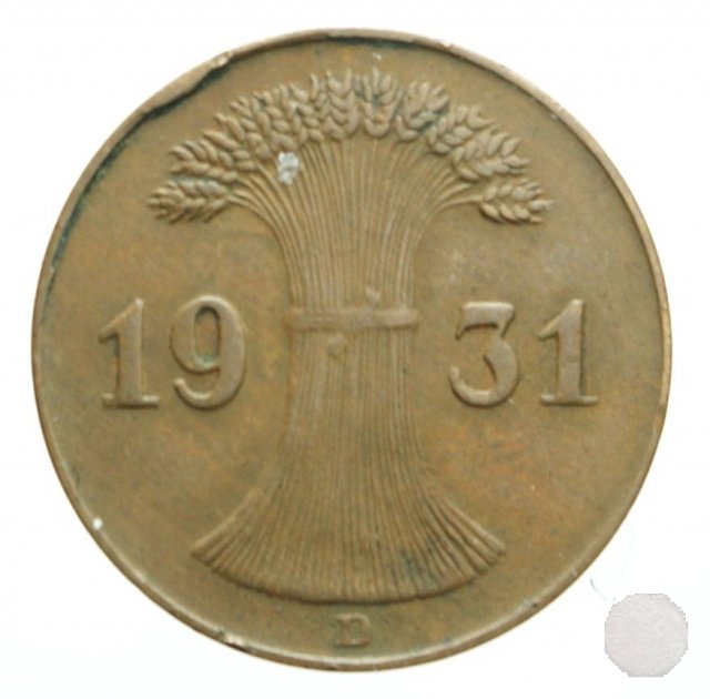 1 REICHSPFENNIG 1931 (Munich)