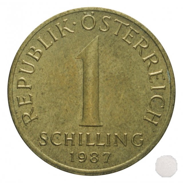 1 SCHILLING 1987 (Vienna)