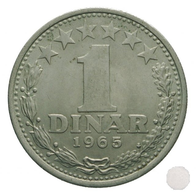 1 dinar II tipo 1965