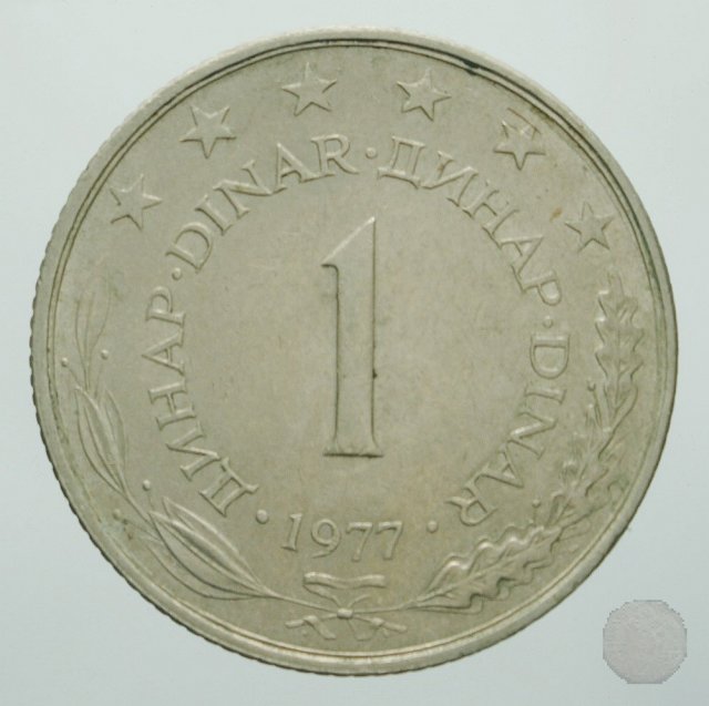 1 dinar IV tipo 1977