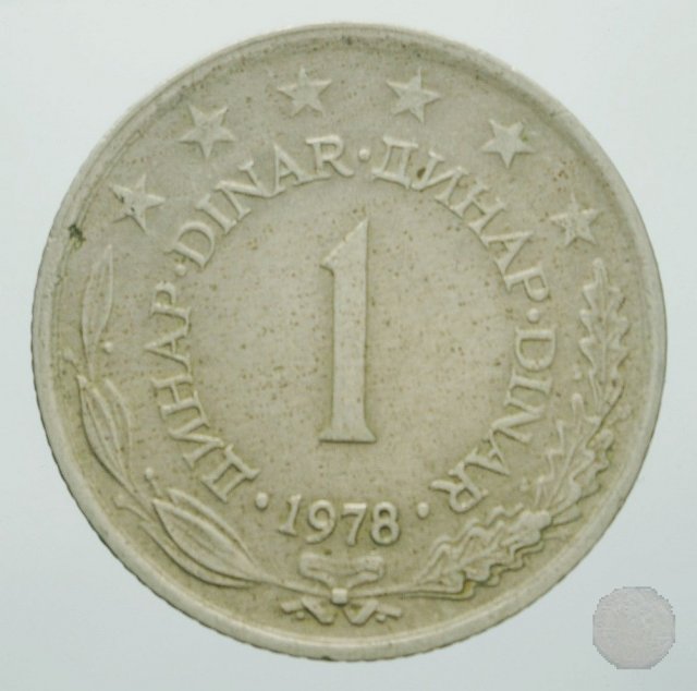 1 dinar IV tipo 1978