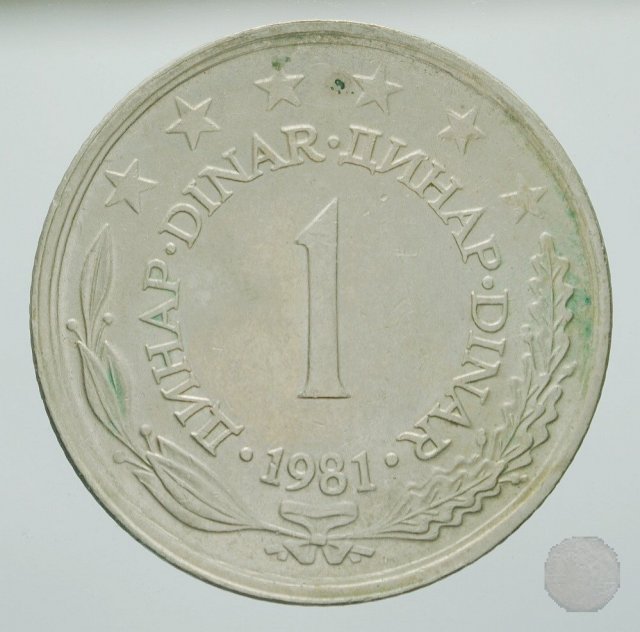 1 dinar IV tipo 1981