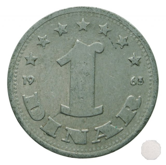 1 dinar I tipo 1963