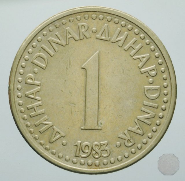 1 dinar VI tipo 1983