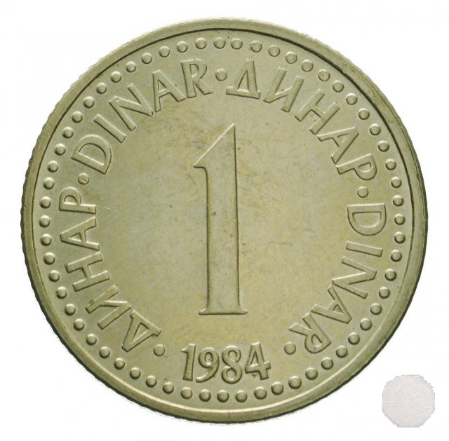 1 dinar VI tipo 1984