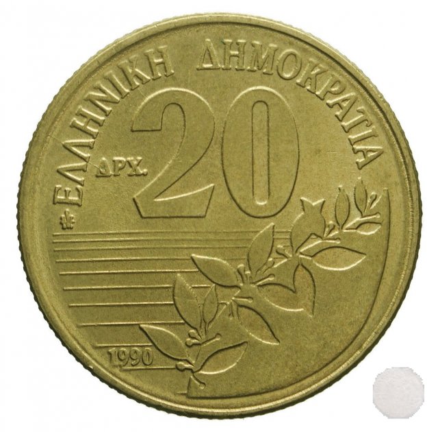 20 DRACHMES 1990 (Atena)