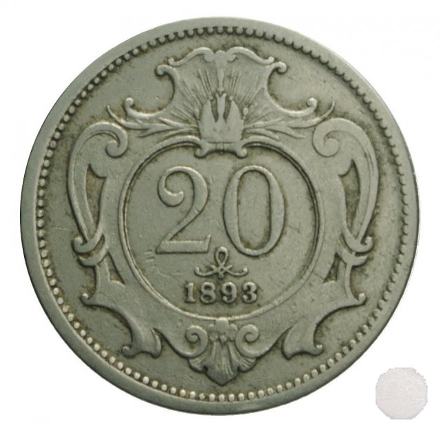 20 HELLER I tipo 1893 (Vienna)