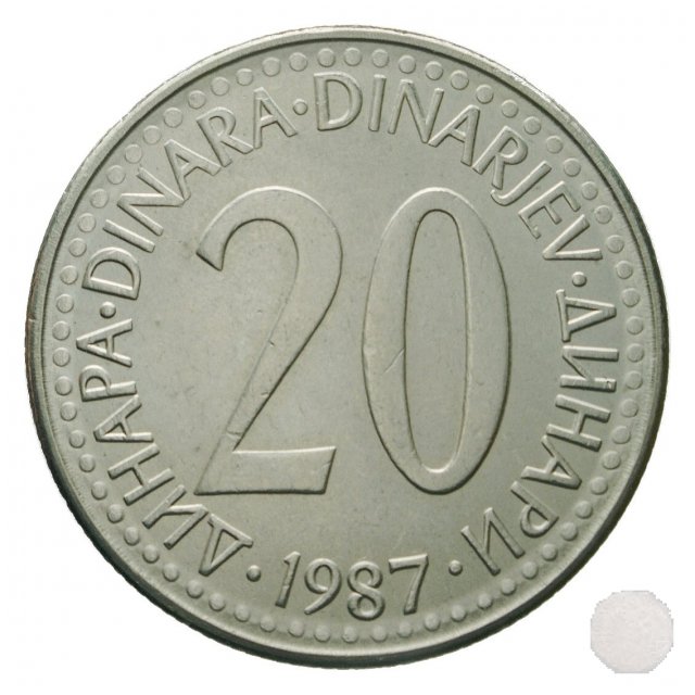 20 dinara 1987 (Belgrad)