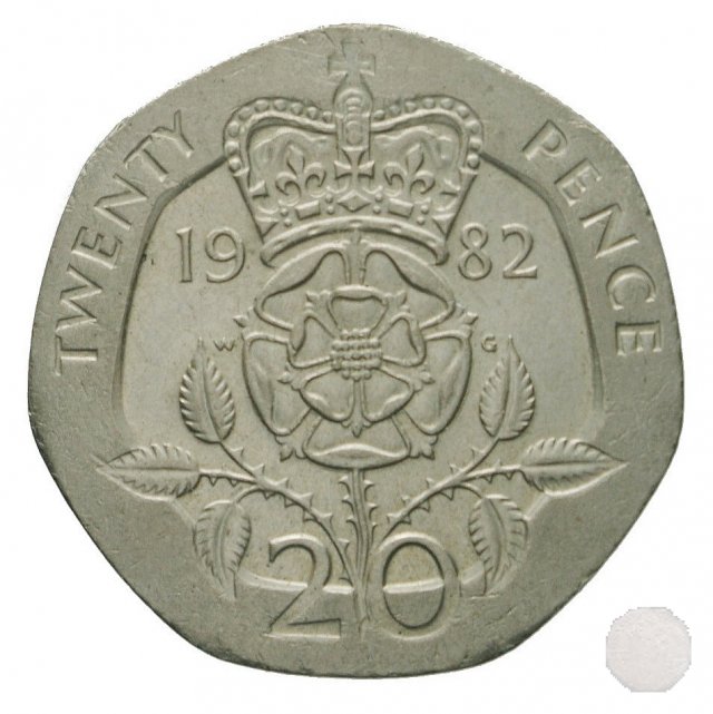 20 pence 1982 (Londra)