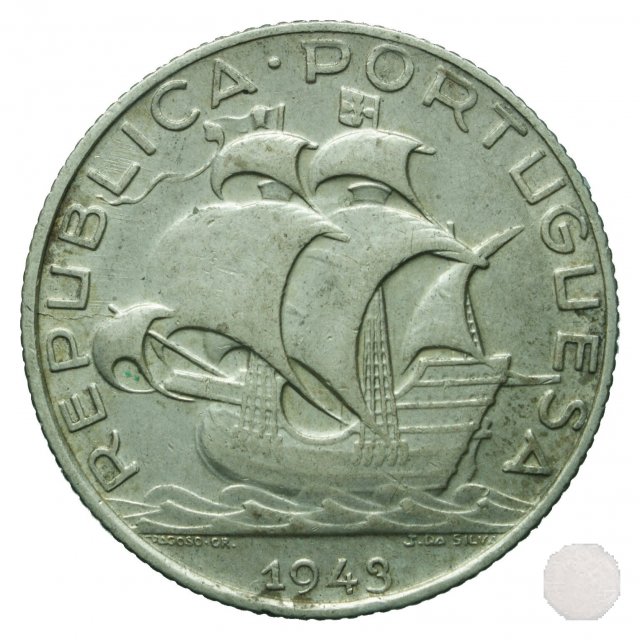 2-1/2 ESCUDOS 1943 (Lisbon)