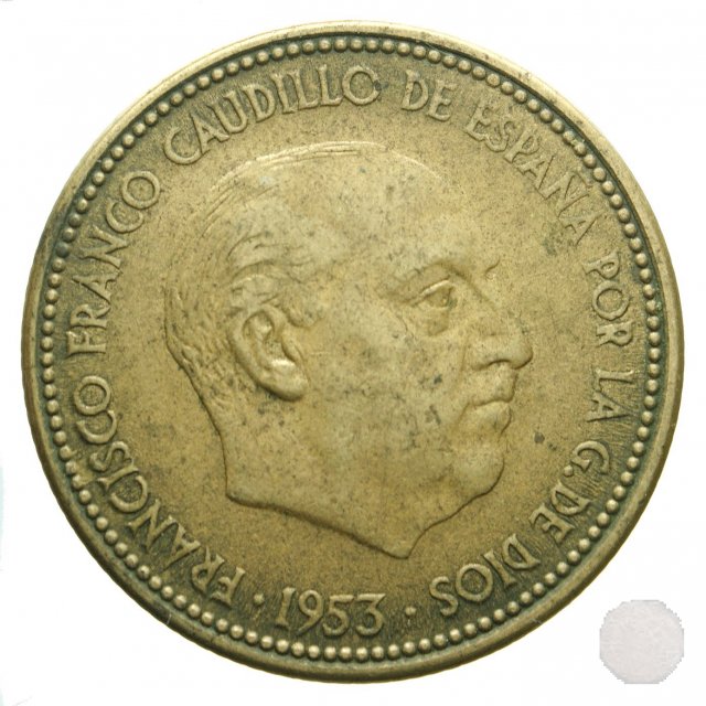 2-1/2 PESETAS 1953 (Madrid)