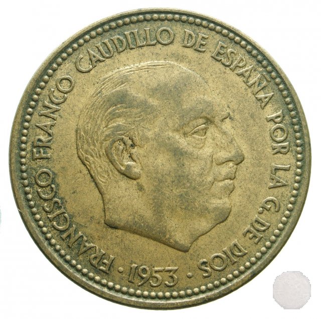 2-1/2 PESETAS 1953 (Madrid)