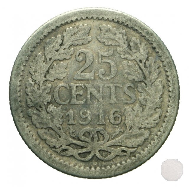 25 CENTS III tipo 1916 (Utrecht)