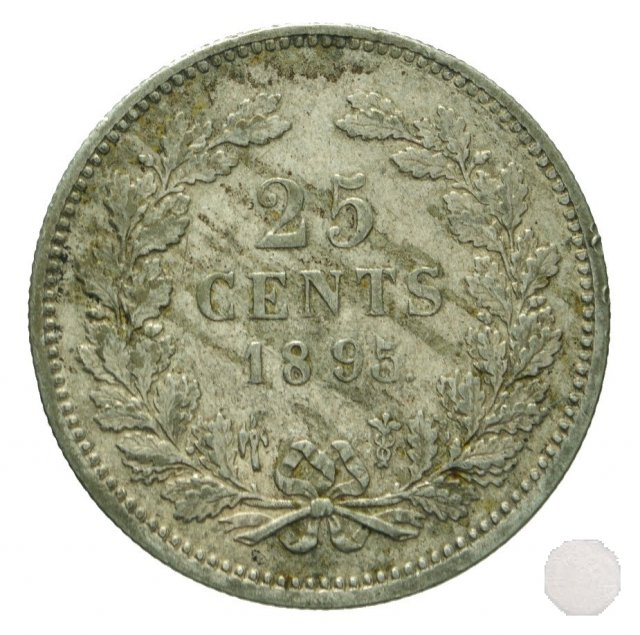 25 CENTS I tipo 1895 (Utrecht)