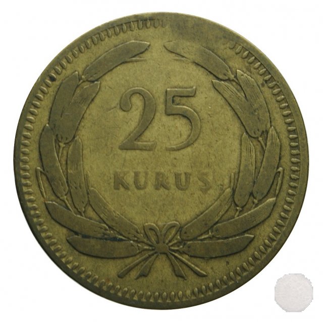 25 KURUS III tipo 1948 (Istambul)