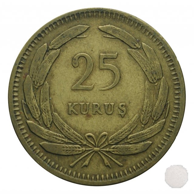 25 KURUS III tipo 1956 (Istambul)