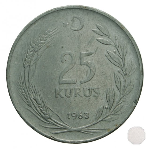 25 KURUS V tipo 1963 (Istambul)