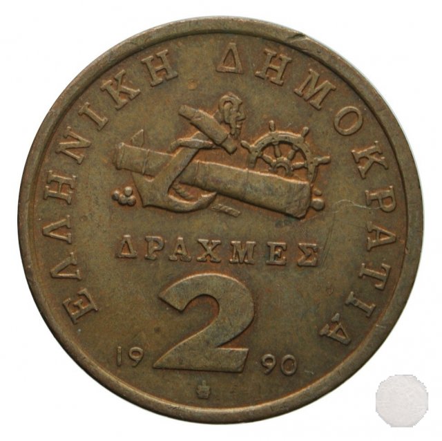2 DRACHMES 1990 (Atena)