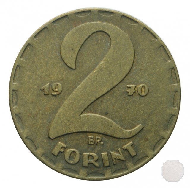 2 FORINT IV tipo 1970 (Budapest)