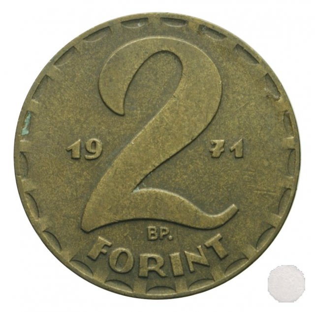 2 FORINT IV tipo 1971 (Budapest)