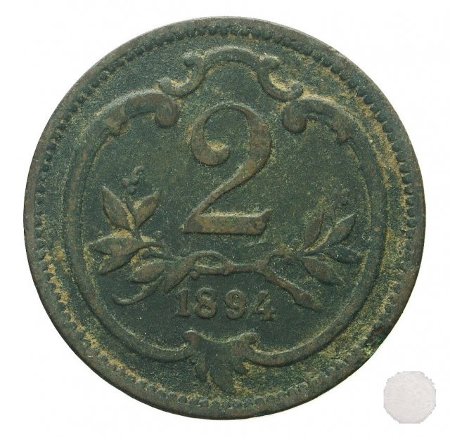 2 HELLER 1894 (Vienna)