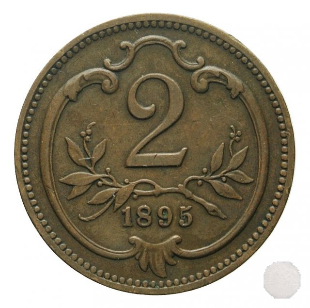 2 HELLER 1895 (Vienna)