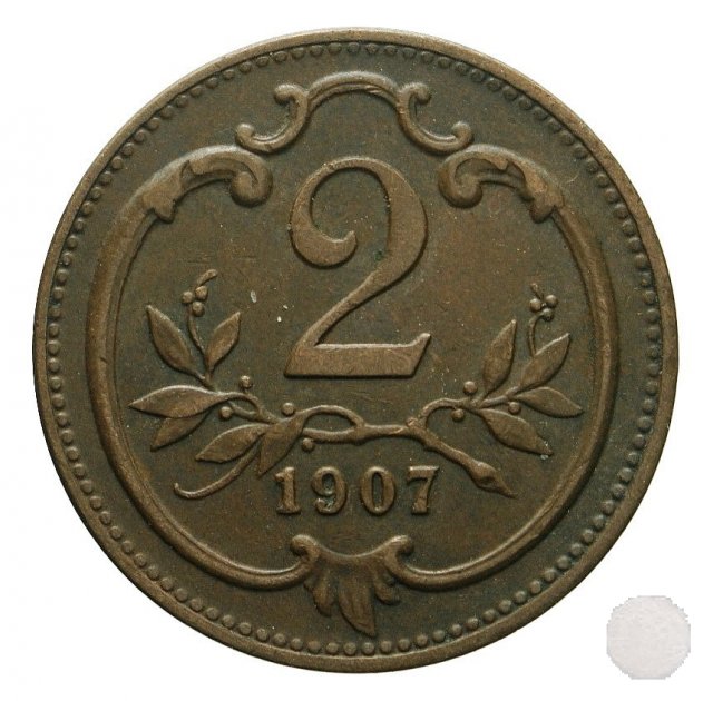 2 HELLER 1907 (Vienna)